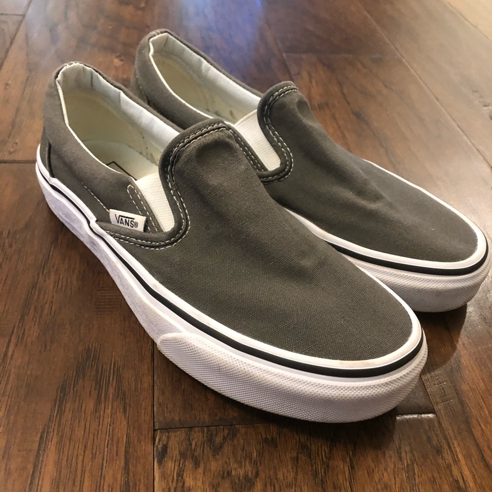SOLD Grey Slip On Vans